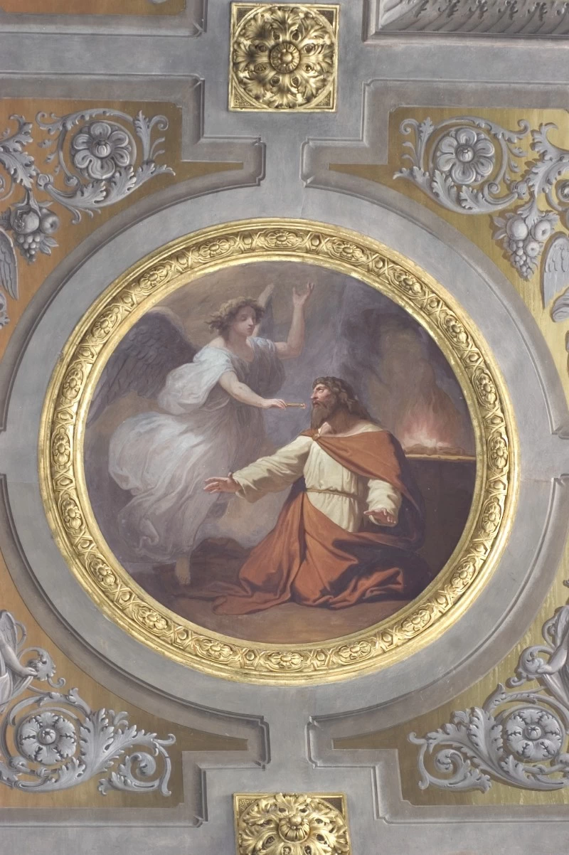 Isaia purificato dall'angelo con il fuoco